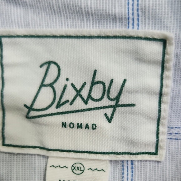 Bixby Men's Light Gray Plaid Casual Shirt - Picture 2 of 2